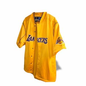 NBA LAKERS button up jersey top 🏀